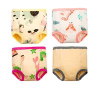 Joyo roy Training Pants For Baby Girl 1 Year 4pack Potty Training Pants Cloth Nappies Reusable Training Pants Girls Training Underwear Reusable Nappies Nappy Pants Absorbent Underwear For Toddlers