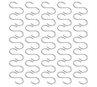 JOYOFREELY 100pcs High Temperature Alloy Kiln Tool Hanging Hooks for Ceramic Pieces and Glass, Sturdy and Reliable Heat Resistant S Hooks for Jewelry Making and Glass Fusing