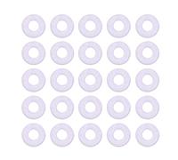 JOYOFREELY 100pcs Lavender Glass Doughnut Design Loose Beads Lightweight Portable DIY Craft Making Accessories for Hairpins and Bracelets Handmade Decorative Supplies