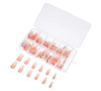 JOYOFREELY 120pcs Brown Gradient Wearable Nail Tips for Women Full Cover Press on Nails with Abs Material, Easy Style Matching, Simple and Minimalist Design for Everyday Use