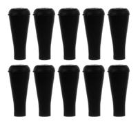 JOYOFREELY 15pcs Rubber Arrow Tips Replacement Archery Practice Arrowheads for Carbon Arrows Safety Soft Black