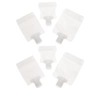JOYOFREELY 18pcs Leak-Proof Travel Lotion Bags with Suction Mouth, Pet Material Cosmetic Storage Pouches, 30ml 50ml 100ml Capacity, Space-Saving Travel Pouch for Toiletries