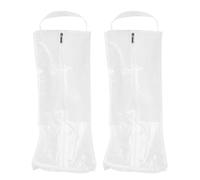 JOYOFREELY 2 Pcs Boot Bags for Travel and Storage, Portable PVC Shoe Storage Bags with Handle, Space-Saving and Versatile Use for Boots and Shoes, for Packing and Organizing at Home Or on The