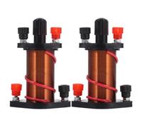 JOYOFREELY 2 Pcs Physics Teaching Coil Copper Experimental Solenoid Coil Lightweight and Easy to Store for Laboratories and Schools Physics Experiment