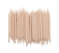 JOYOFREELY 200pcs Wood Cuticle Pusher Sticks for Manicure and Pedicure, 7.5cm Wooden Nail Art Tool for Cuticle Pushing and Polish Application, Suitable for Home and Nail Salon Use
