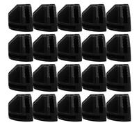 JOYOFREELY 20pcs Black Plastic Wire Cube Connectors for DIY Assembly, Stable Connection and Organizing Wardrobes Or Cabinets, Contemporary Sl esign for Closet and Storage Solutions