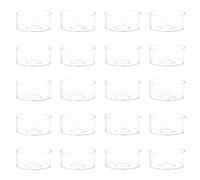 JOYOFREELY 20pcs Plastic Candle Container Candle Making Cup Simple Design Artistic Elegant Practical DIY Tool for DIY Bedroom Use