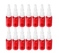 JOYOFREELY 24pcs Red 30ml Nose Saline Spray Bottles, Reusable Pe Material with Plastic Caps, Easy Refill Pump Sprayer for Personal Care and On-the-go Use