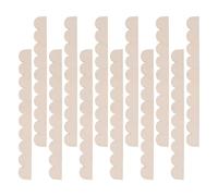 JOYOFREELY 24pcs Unfinished Scalloped Wooden Door Frame Moulding Trim with Robust Construction for DIY Home Decoration and Craft Projects