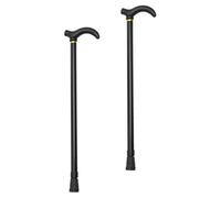 JOYOFREELY 2pcs Elderly Walking Stick Retractable Lightweight Aluminum Alloy Cane Adjustable Height Walking Cane for Seniors Daily Walks Hiking