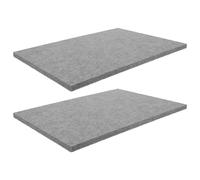 JOYOFREELY 2pcs Felt Table Mat Thickened 12mm Felt Material Heat-Resistant Protection Noise Reduction Acoustic Panel for Music Rooms and Home Studios