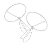 JOYOFREELY 2pcs Iron Lamp Shade Light Bulb Clip Adapter Compatible with Different Bulb Types and Fix The Round Shape Suitable for Coffee Shop and Bedroom Use