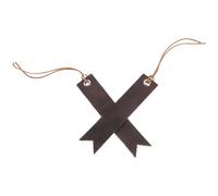 JOYOFREELY 2pcs Leather Bookmark Set for Book Lover with Vintage Style, Convenient to Store and Easy to Carry, Suitable for Books and Photo Albums, Coffee Colour