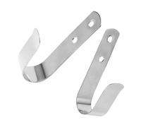 JOYOFREELY 2pcs Stainless Steel Boat Hooks Over-the-Door Hooks for Clothes Hanging, Versatile and Sturdy Metal Hangers Not Easy to Bend, for Yacht and Wall Mounted Use