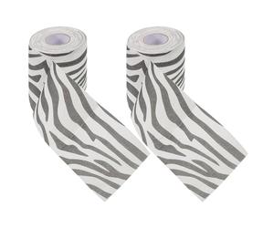 JOYOFREELY 2pcs Zebra Print Toilet Paper Soft and Creative Design with Advanced Printing Technology, Unique Patterned Tissue Rolls for Household Toilet Paper Needs and Everyday Use