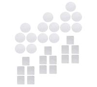 JOYOFREELY 30pcs Silver Metal Stickers for Eyeshadow Palette Iron Magnetic Cosmetics Empty Palettes Sturdy and Easy to Combine for DIY Makeup