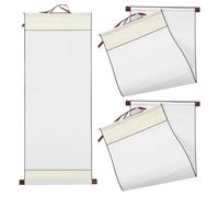 JOYOFREELY 3pcs Calligraphy Art Scroll Caligraphy Paper Aged Paper White Hanging Design Lightweight for Writing and Home Display Suitable for Beginner and Advanced Calligrapher