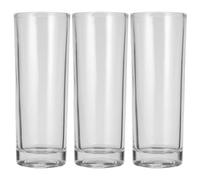 JOYOFREELY 3pcs Glass Milk Cups with Handle, 330ml Beverage Cups for Coffee, Juice, and Water, Compact Body Design with Simple Appearance, for Home Kitchen and Everyday Use