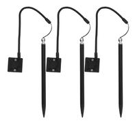 JOYOFREELY 3pcs Resistive Screen Stylus Pens for Car Navigation and Pos Machines with Precision Writing, Aluminium and Copper Material, Spring Lanyard and Fixed Base Included