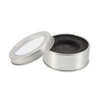 JOYOFREELY 3pcs Silver Tinplate Coin Protective Case for Coins with Easy to Open Design and Anti-Sliding Feature for Business and Exhibitions Display and Storage