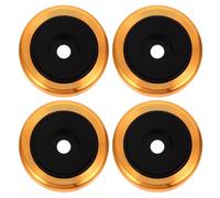 JOYOFREELY 4pcs Anti-vibration Aluminium Alloy Amplifier Feet Pads Speaker Base Isolation Cushion Damping Pads for Audio Equipment Turntables and Instruments