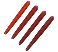 JOYOFREELY 4Pcs Hand Held Massage Tool Wooden Trigger Point Stick Round Shape Natural Wood Material for Neck and Legs Fatigue and Swelling Use While Watching TV or Listening to Music