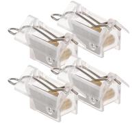 JOYOFREELY 4pcs Practical Pom Venetian Blind Parts Cord Locks for Window Blinds Accessories Replacement for Home Use