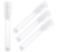 JOYOFREELY 4pcs Refillable Empty Paint Marker Pens with Ergonomic Design and Sponge Tip, Pp Material, Steel Bead for Smooth Ink Flow, for Back-to-school Presents and Art Painting