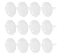 JOYOFREELY 50pcs Plastic Candle Holder Drip Catcher for Church Candles, Lightweight Reusable Wax Protector, for Christmas Eve and Memorial Services, White Plastic Candlestick Holder