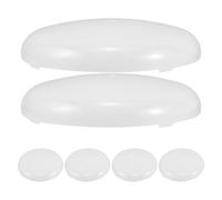 JOYOFREELY 6pcs Round White Lampshade Diffuser Sheets for Pendants Light, Material with Uniform Illumination and Fog Prevention, Suitable for Commercial and Residential Use