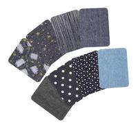 JOYOFREELY 8pcs DIY Craft Patches Sew on Embroidered Appliques Rectangular Vintage Style Assorted Color Not Easy to Fade Easy to Cut for DIY Craft Making