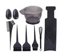 JOYOFREELY 8pcs Hair Coloring Kit Professional Hair Dyeing Tools Set Including Brush Bowl and Dying Board Plastic Material Practical and Convenient to Use