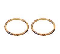 JOYOFREELY Accessories Practical and Environmental 2pcs Round Handles with Simple and Elegant Design for Hand Bags and Purse for Handbag Making