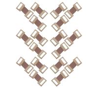 JOYOFREELY Aluminium Bandage Clips Stretch Wrap Clasps Replacement Fastener Buckles for Secure Fixation in First Aid Supplies, 120 Pieces
