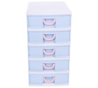 JOYOFREELY and Space-saving Design Storage Desk Box Organizer with 5-tier Multi-layer Drawers, Large Capacity for Classified Storage of Jewellery and Makeup Supplies, for Desktop Use