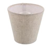 JOYOFREELY Beige Cone-Shaped Cloth Lamp Shade with Metal Frame, Easy Installation and Versatile Compatibility, for Living Spaces and Home Decor, Compact Desk Or Chandelier Light Cover