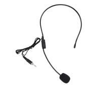JOYOFREELY Black Wired Headset Microphone for Teaching and Visiting Use