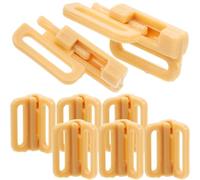 JOYOFREELY Bra Front Closing Clasps Khaki Colour 100 Sets Easy to Put and Take Off for Women Breastfeeding Bras