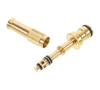 JOYOFREELY Brass Hose Nozzle for Garden Hose with Adjustable Water Flow and High-Pressure Stream, Sturdy Brass Material, for Home Use and Outdoor Water Needs Including Car Washing and Lawn