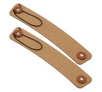 JOYOFREELY Cup Sleeves Rope Binding Design to Prevent Hands from Being Heated and Sturdy with Pu Leather 2pcs Adjustable for Stainless Steel Bottle Covers Kitchens Restaurants