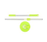 JOYOFREELY Detachable Mop Handle 49.61 Inch Rotating Mop Rod with Plastic Disc Compatible for Hardwood and Tile Floor Maintenance