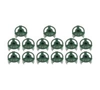 JOYOFREELY Flower and Cemetery 15pcs for Vase Arrangements, Easy Installation Damage Resistant Green Inserts Grave Tombstone Decorations and Ancestor