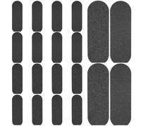 JOYOFREELY Foot File Replacement Pads Portable Stick-on Foot File Sanding Paper Pads 20pcs Coarse and Fine Grit Sandpaper for Effective Dead Skin Removal for Home and Salon Use