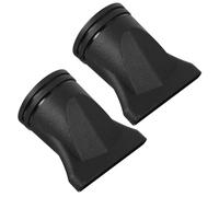 JOYOFREELY Hair Dryer Nozzle Attachments, 2pcs Concentrator Tips Black 4.5cm Diameter Blow Dryer Accessories for Salon Styling and Curly Hair Care for Professional Hairdryers