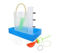 JOYOFREELY Lab Experiment Apparatus Physics Teaching Device Plastic User-friendly Setup Demonstrates Liquid Pressure Varies with Depth for Classroom Teaching