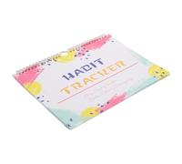 JOYOFREELY No Date Habit Tracker Paper Planner with Daily Habit Tracker and Reminder Portable Design to Carry in Your Bag for Learners to Organise Goals Efficiently
