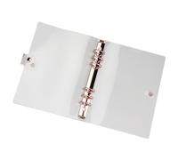 JOYOFREELY Portable Binder Cover Pvc Notebook Cover Creative Six-rings Binder Protective High Durability Design Travel Loose-leaf Notebook Handbook