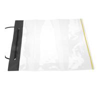 JOYOFREELY Portable Waterproof Drawstring Map Pouch with PVC Material and Lightweight Design for File Organizing and Item Storage During Camping and Outdoor Activities