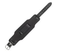 JOYOFREELY Punk Style Leather Bracelet for Men Adjustable Pu Leather Wristband Comfortable to Wear Black Fashionable Accessory for Street Dancer and Biker