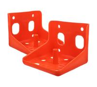 JOYOFREELY Salt Block Holder for Livestock 2Pcs Sturdy Plastic Mineral Salt Lick Feeder Tray for Sheep Goats Deer in Stable Use